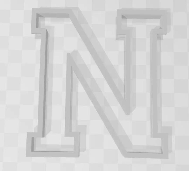 3D MODEL CUTTER LETTER N