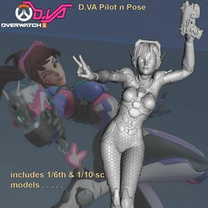 Overwatch2 – DVA 1/10th and 1/6th Scale by SPARX