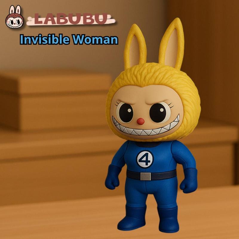 LABUBU invisible woman - Fantastic Four