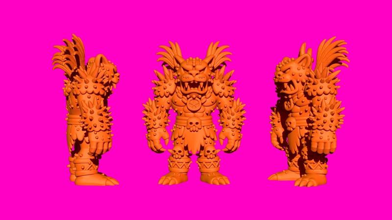 JAGUAR WARRIOR - Sofubi Style Figure (One-piece)