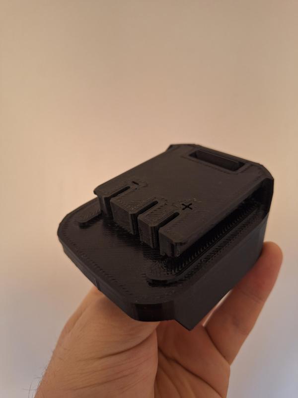 Adapter for Makita 18v battery to dedra 18v sas+all tools