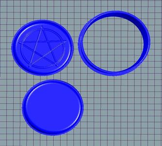 Mold PENTAGRAM ⛧ 9CM