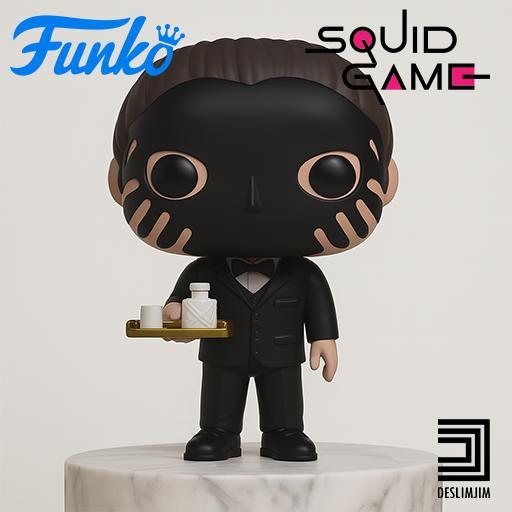 WAITER COP POLICE WI HA JOON - ROUND 6 SIX SQUID GAME 오징어게임 OJINGEO GEIM FUNKO POP