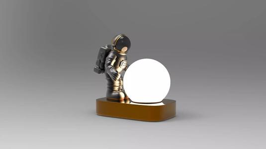 Astronaut lamp