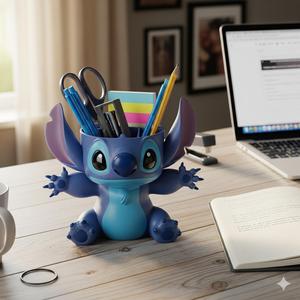 Stitch Pencil Holder - Fun Desk Organizer 🖊️📒