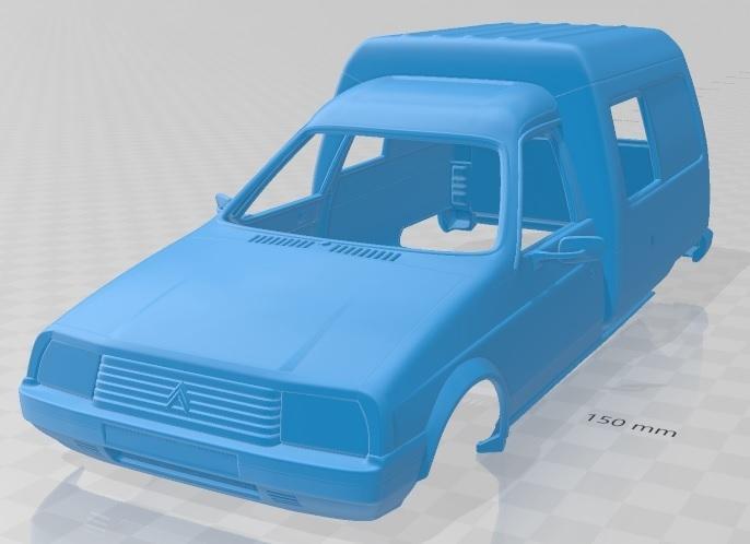 Citroen C15 1984 Printable Body Car