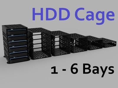 Hard Drive Cage | 1 - 6 Bays