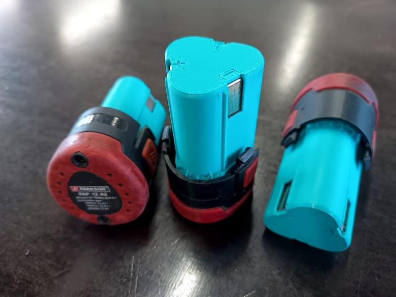 Parkside battery PAPK 12 shell
