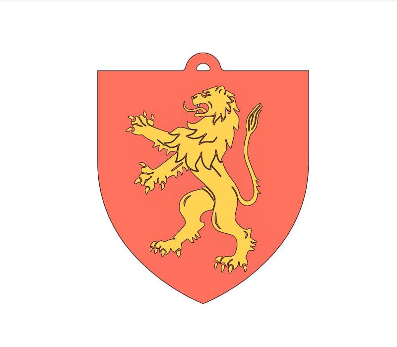 Game of Thrones Lannister keychain