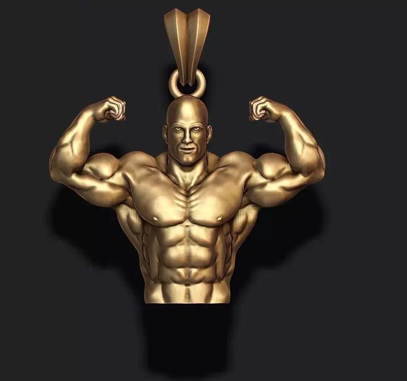 Bodybuilder pendant