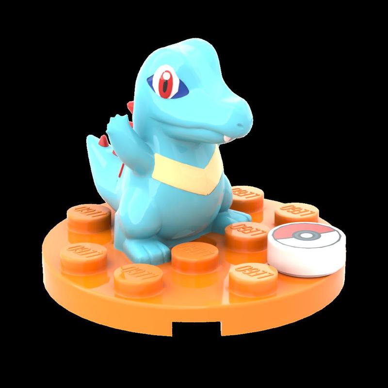 Totodile - Brick Compatible