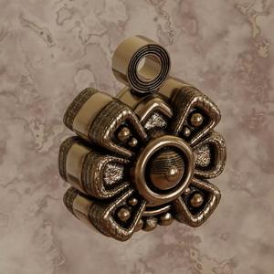 Aztec symbol pendant 2 Movement - Ollin