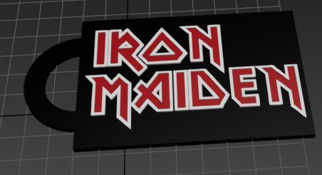Iron Maiden logo 3D brelock