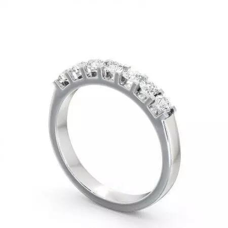 stl file round diamond wedding ring gold