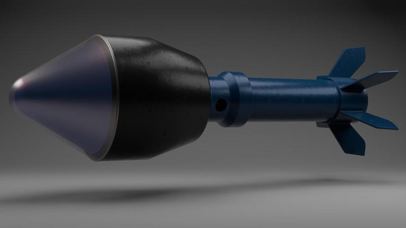 British No.94 Chalk Training Rifle Grenade