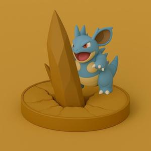 Pokemon battle style - Nidoqueen #031