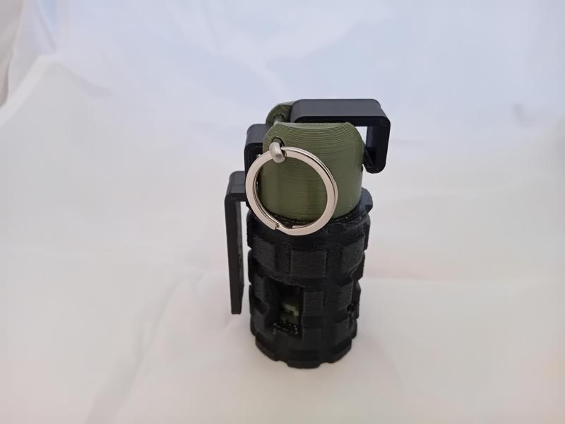 Airsoft Micro Grenade Impact Cap Gun Ring Sound Grenade "Meteorite Meteor-Lite Edition" Reusable Grenade