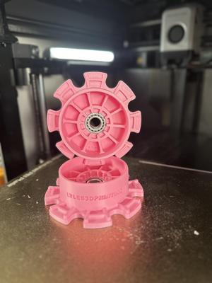 Mcqueen/Mustang Wheel on a power wheels Corvette c7 7r Gear Box Adapters with bearing housings