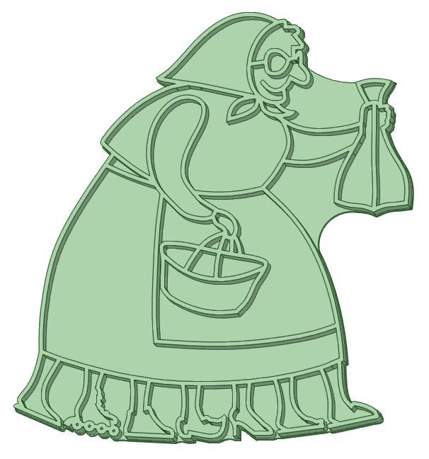 La vella quaresma whole cookie cutter