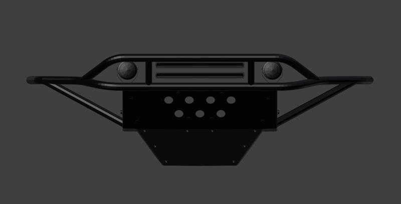 RC CAR BULL BAR BUMPER 035 1/10 3D PRINT STL