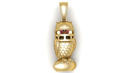 3D Rendered Pendant – CAD Jewelry Model