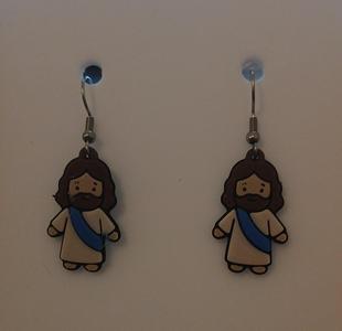 Mini Jesus Earrings | No AMS Needed | Easy Color Swap | 3D Print STL