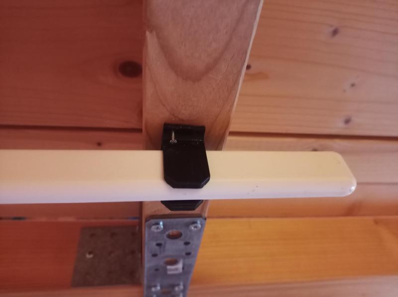 Holder for Ikea roller blind sticks (like fridans)