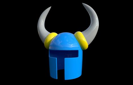 Shovel Knight Helmet 3d digital download