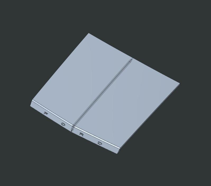 1966 1967 Fairlane flat hood