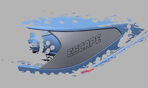 Ford escape headlight bi-led side cover to hide the gap