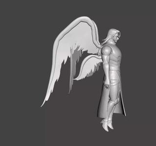 Four Archangels Mael 3D Model