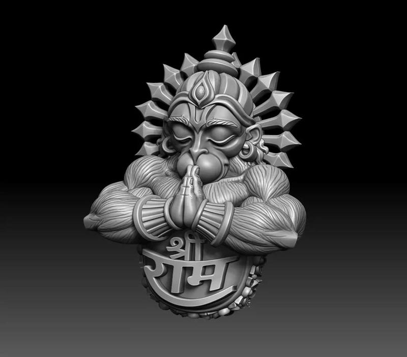 Hanumantha Bas Relief