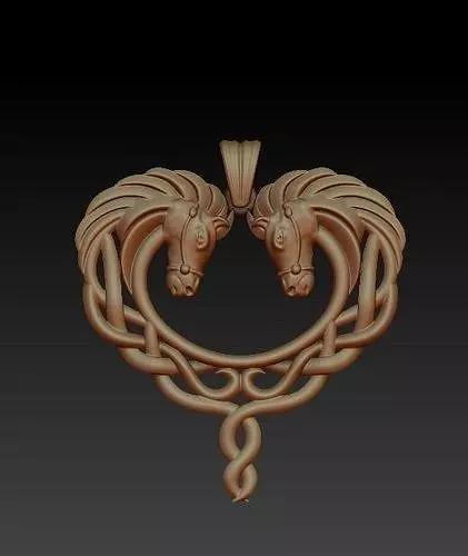 horse pendant