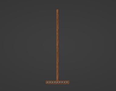 Hand Rake { MICRO TOOL SET } (28MM SCALE)