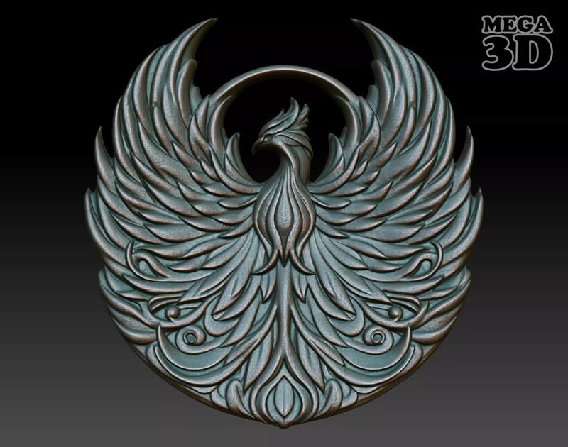 Phoenix basrelief 09 240607