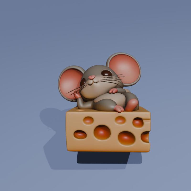 mouse with soft cheese