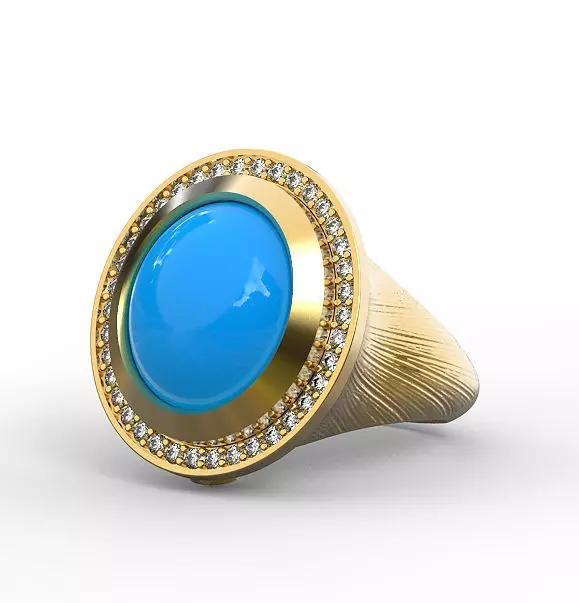 oval tasli modern nailling ring