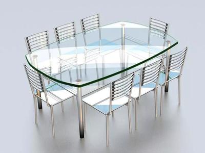 glass table