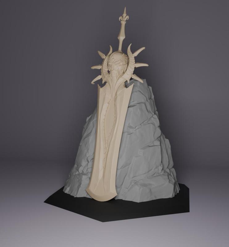 Gore magala greatsword stand