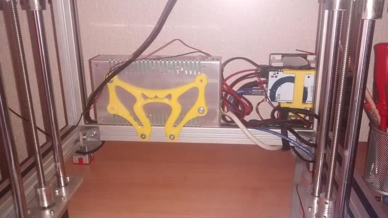 Soporte de Fuente de alimentación para perfil 30x30 (Power supply support for 3030 extrusion)