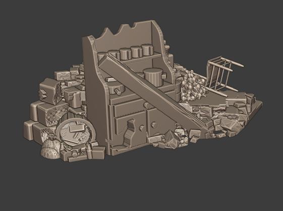 28MM RUINS HOUSE 2