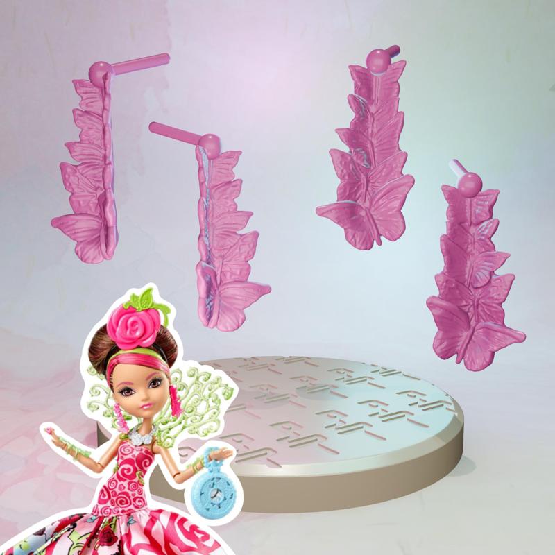 Ever After High Way Too Wonderland Briar Beauty doll earrings replacement