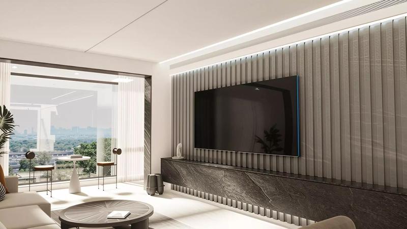 Tv unit design marble