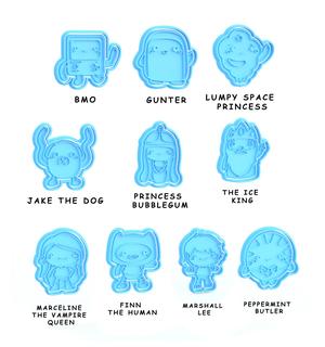 Adventure time cookie cutter set of 10