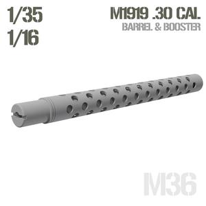 M1919 .30 Cal Barrel 1/35 and 1/16
