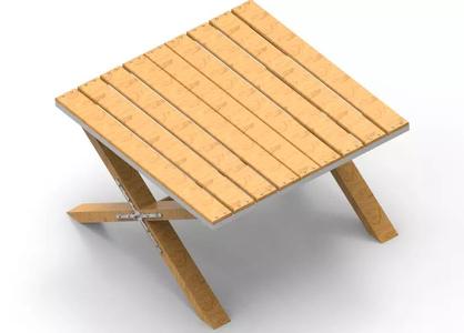 x desk wooden folding table
