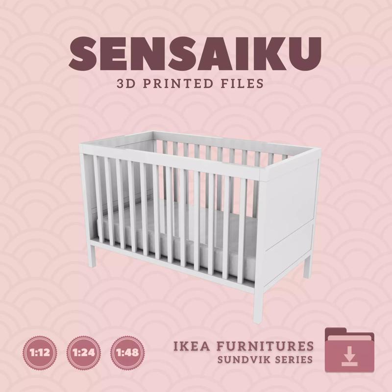 SUNDVIK Childrens Table for Mini Dollhouse - IKEA - 3D Print
