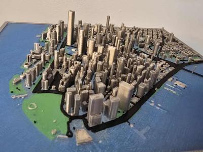 New York City 3d Model - from Map2Model.com