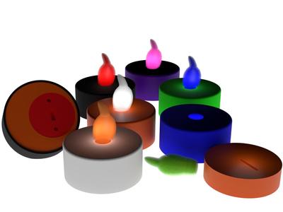 DIY 3D Printed Tea Light (CR2032 + LED, No Solder)