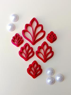 2part leaf  clay cutter